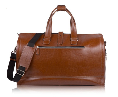 Skórzana torba męska na garnitur SL18 Harlow vintage brown