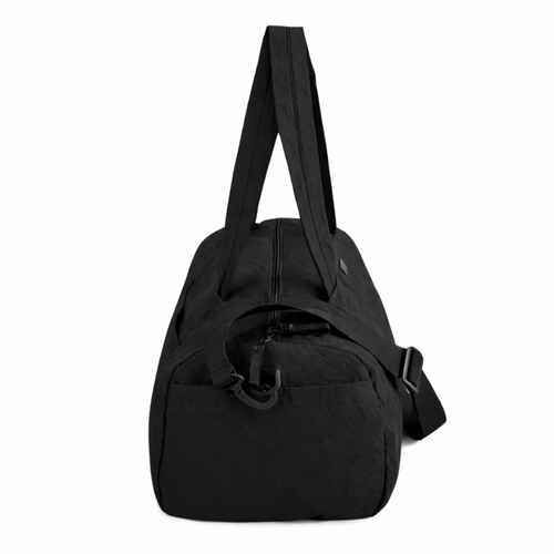 Sportowa torba materiałowa fitness Solier FB52 Lunea - czarna