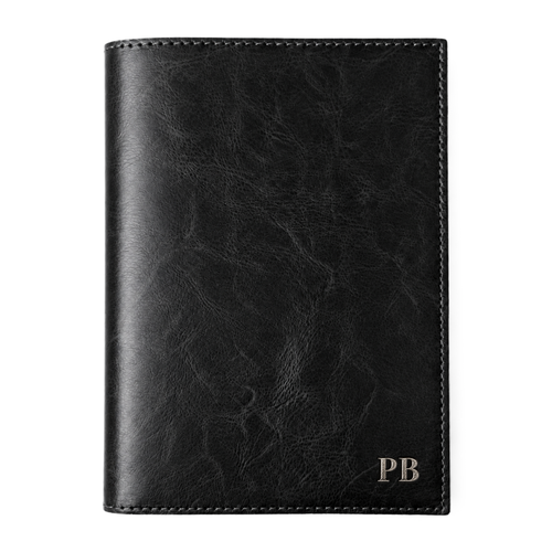 Personalizowany notes skórzany A5 SA66 czarny